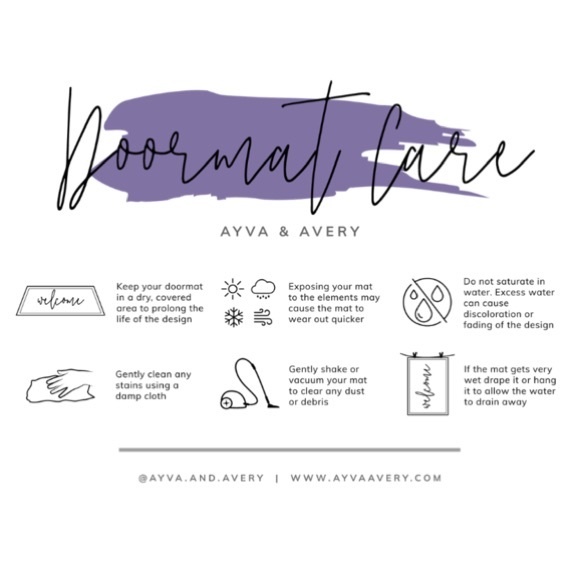 “Whole lotta plants” Coir Doormat - Picture 7 of 7